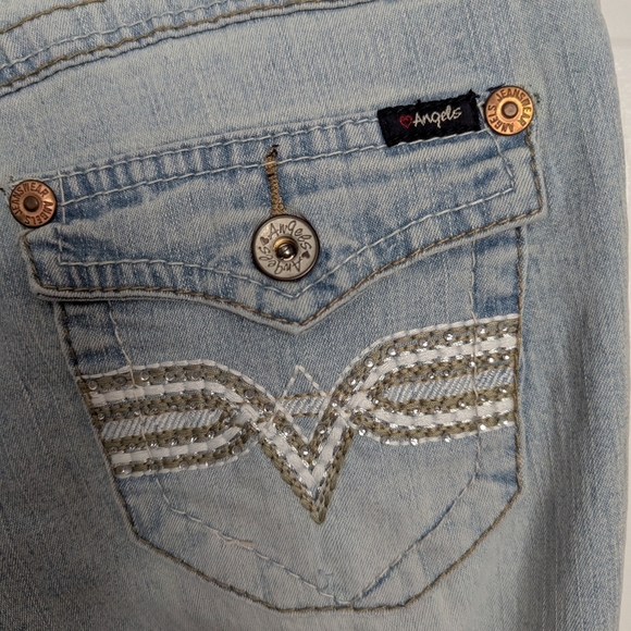 Angels Women's Distressed Denim/Jean Shorts (Size 6) - Picture 5 of 10